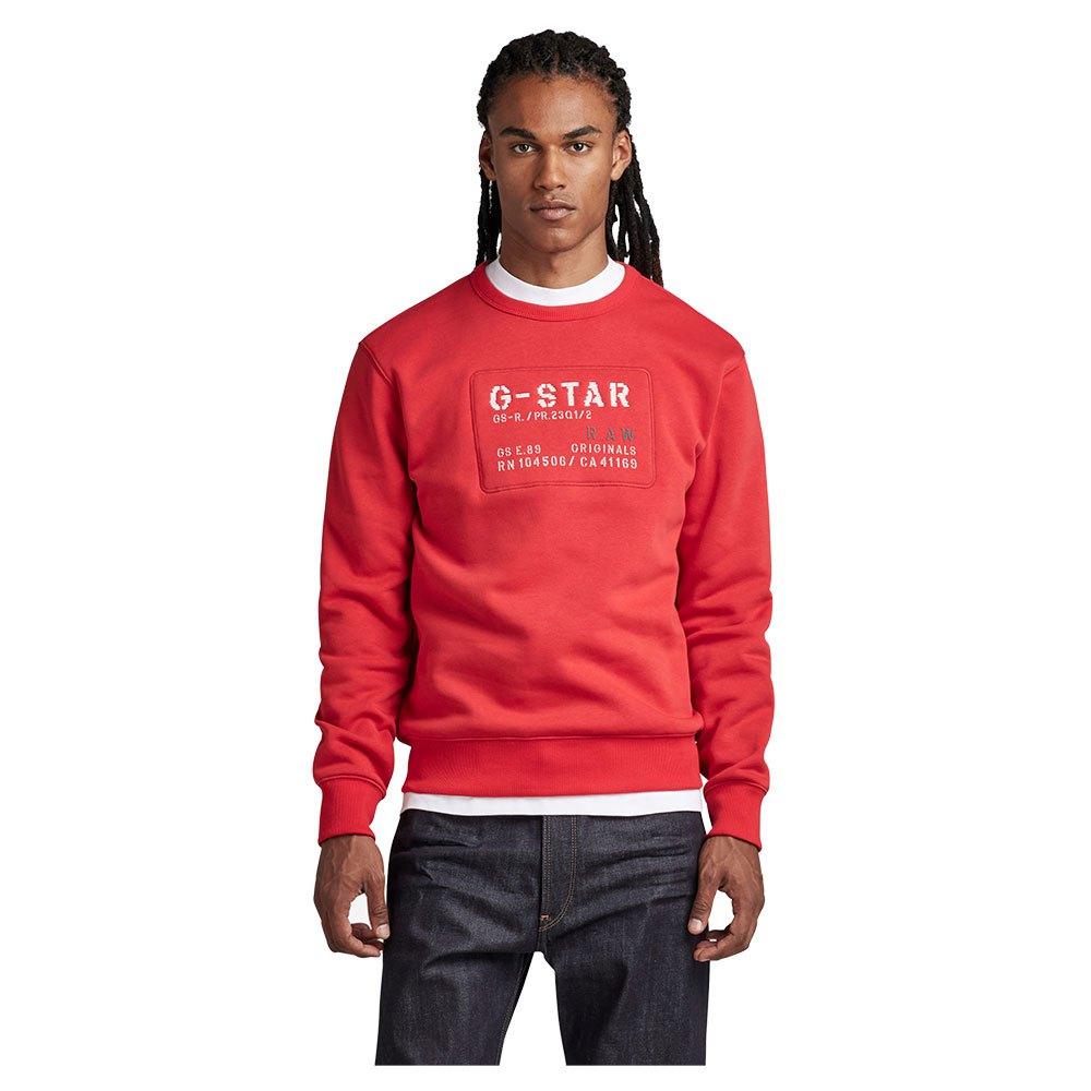 G-Star RAW Originas Sweatshirt in Red for Men | Lyst