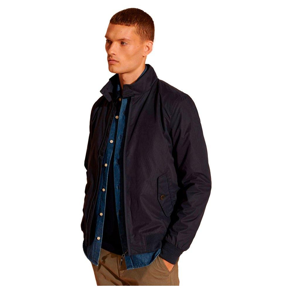 Superdry Uperdry Iconic Harrington Jacket in Blue for Men | Lyst