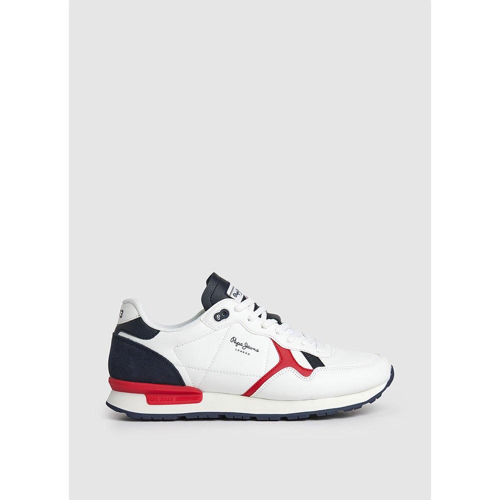 Pepe Jeans Brit Basic M Trainers Eu 41 Man in White for Men | Lyst