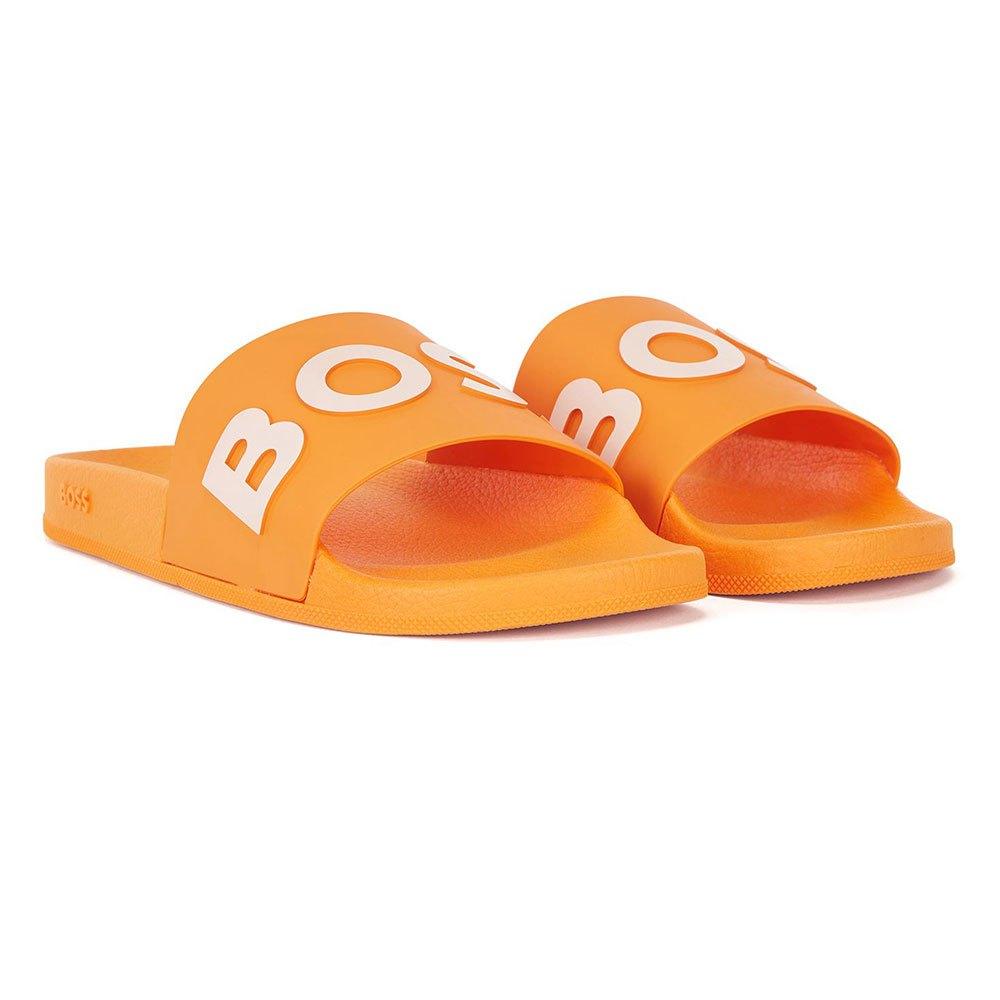 BOSS by HUGO BOSS Bay It Slides in Orange for Men | Lyst