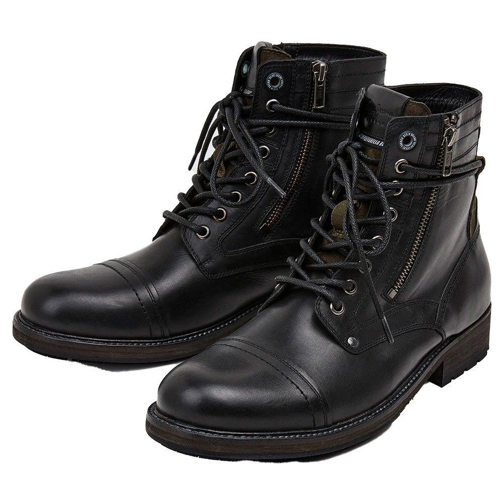 Pepe Jeans Melting Combat Boots in Black for Men | Lyst