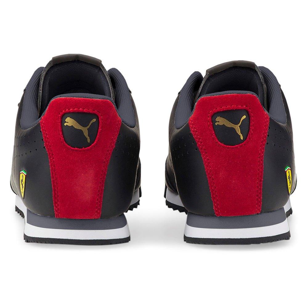 PUMA Ferrari Roma Via Perf Trainers in Black for Men | Lyst