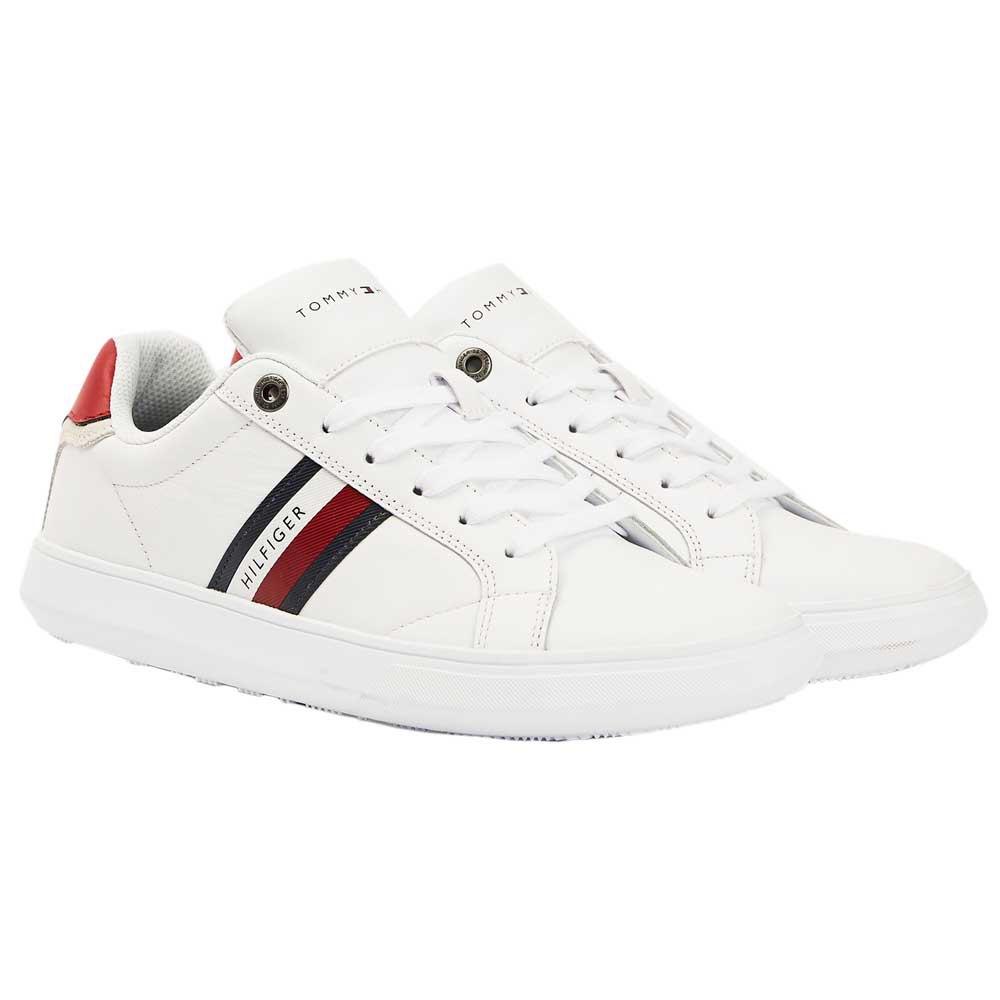 Tommy Hilfiger Essential Leather Cupsole in White for Men - Lyst