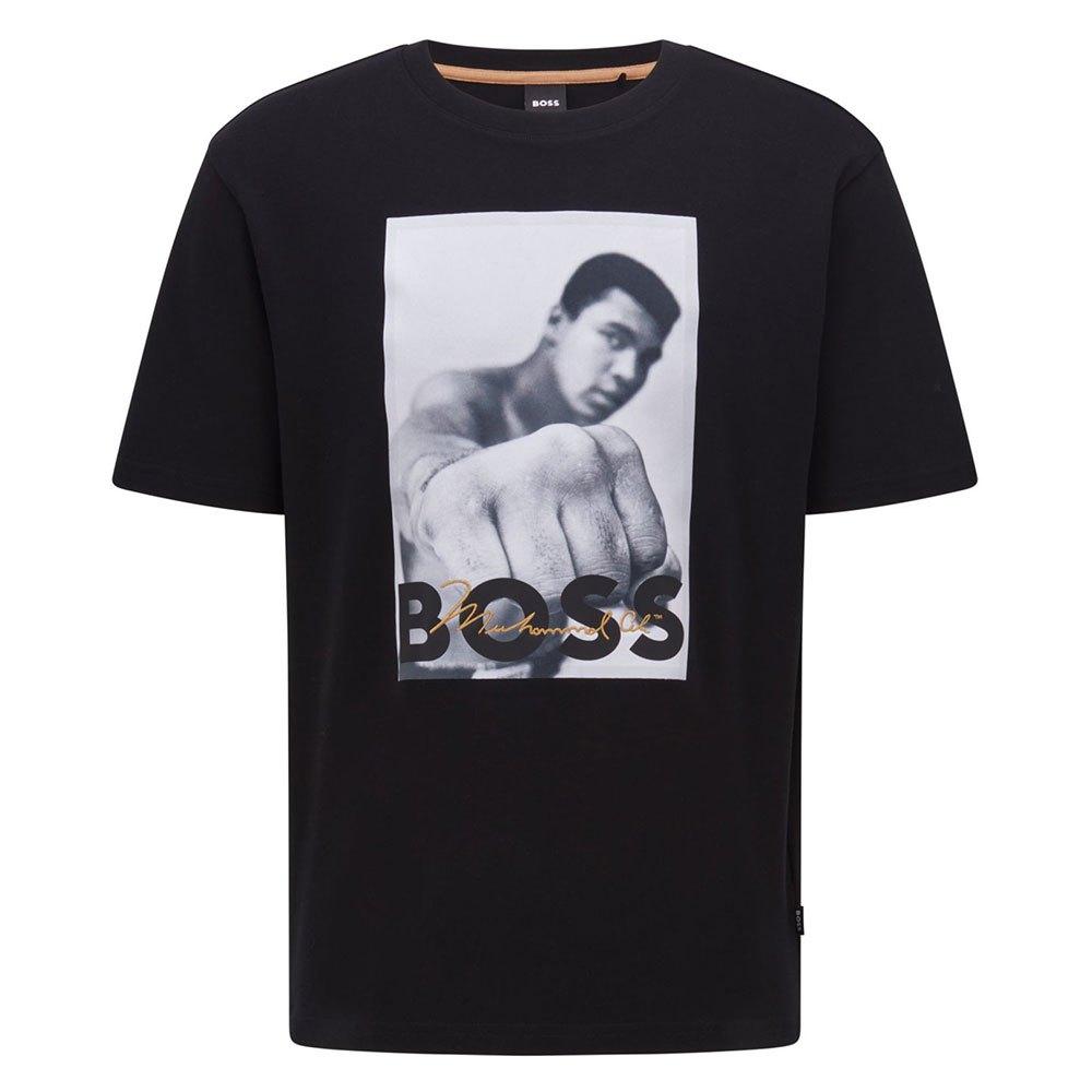 BOSS by HUGO BOSS Cotton Goat Short Sleeve T-shirt in Black for Men | Lyst