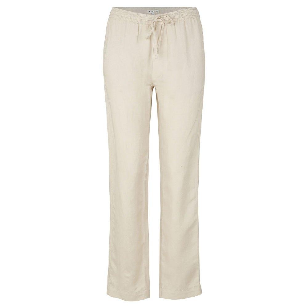 Tom Tailor Loose Fit Straight Pants in Natural | Lyst