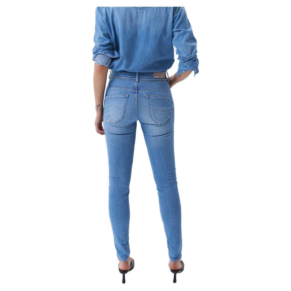 Salsa Jeans Skinny Push In Secret Regular Waist Jeans in Blue | Lyst