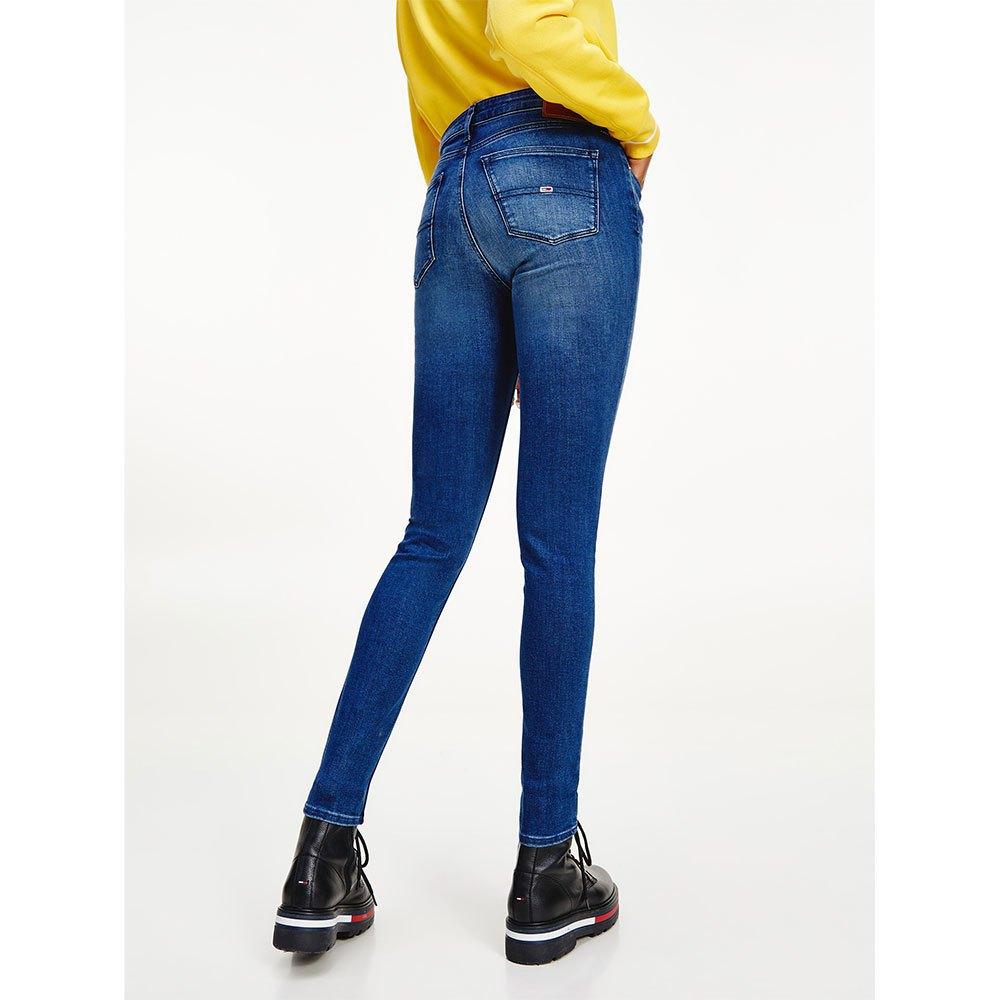 Tommy Hilfiger Nora Mid Rise Skinny Jeans Refurbished in Blue | Lyst