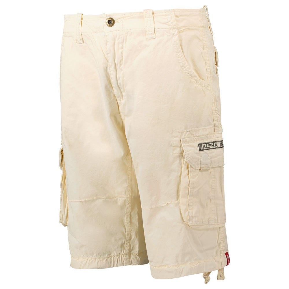 Alpha Industries Jet Shorts in Natural for Men | Lyst