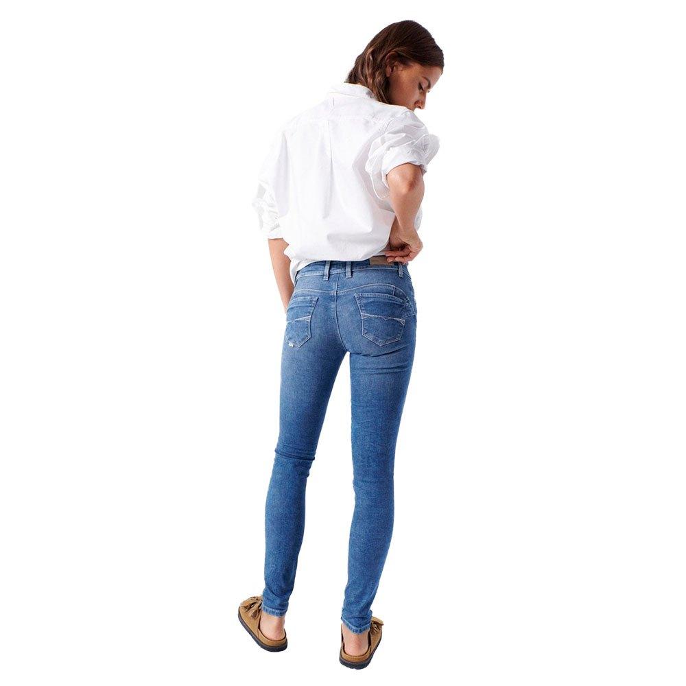 Salsa Jeans Skinny Fit Push Up Wonder Jeans in Blue | Lyst