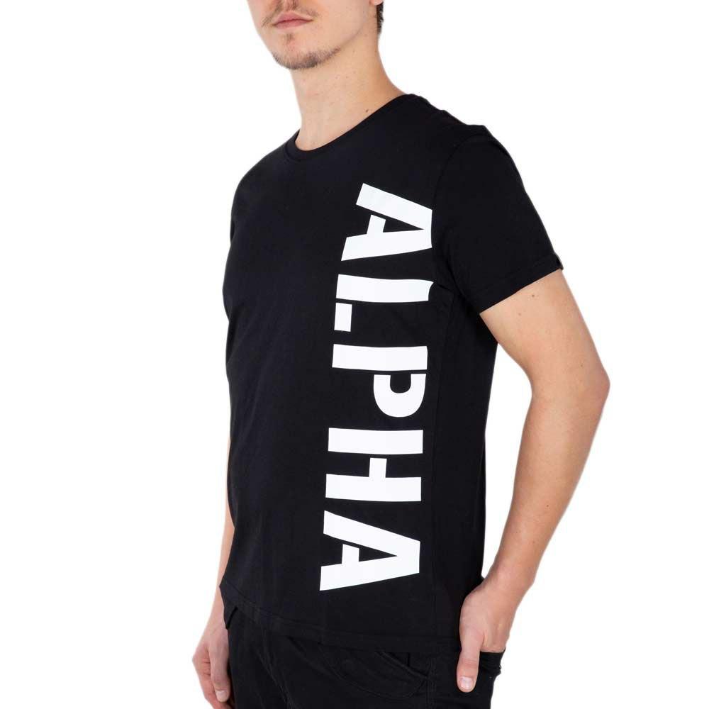 Alpha Industries Side Print Short Sleeve T-shirt in Black for Men | Lyst