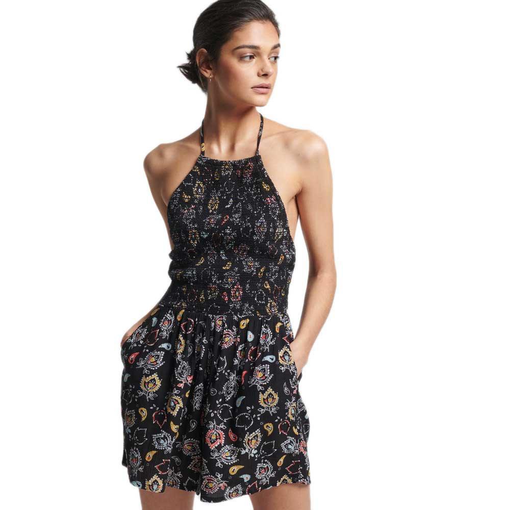 Superdry Vintage Smocked Romper in 