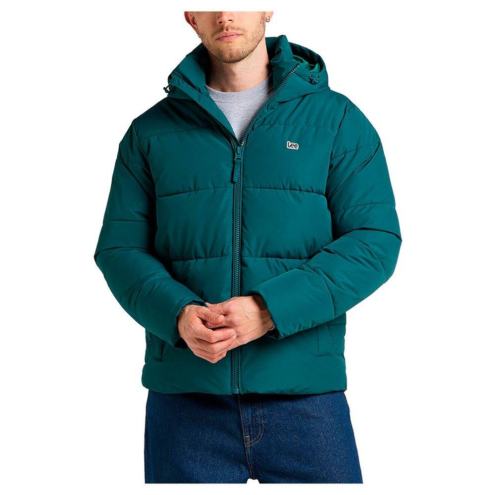 Lee Jeans Puffer Jacket in Green for Men | Lyst