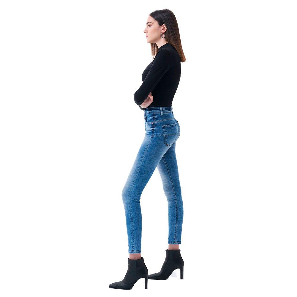 Salsa Jeans Push In Secret Glamour Skinny Regular Waist Jeans in Blue | Lyst