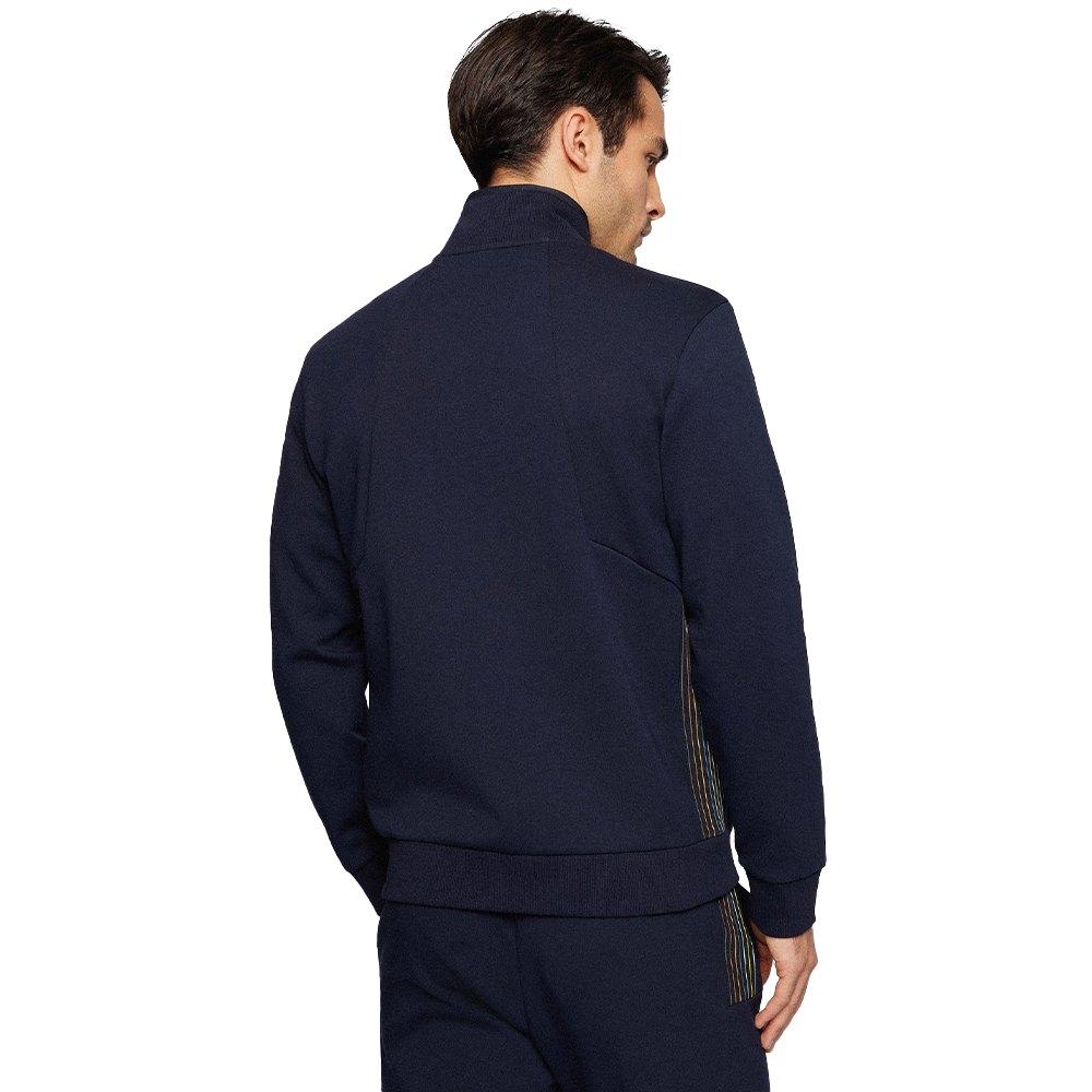 BOSS by HUGO BOSS Cotton Skaz 1 Full Zip Sweatshirt in Dark Blue (Blue) for  Men | Lyst
