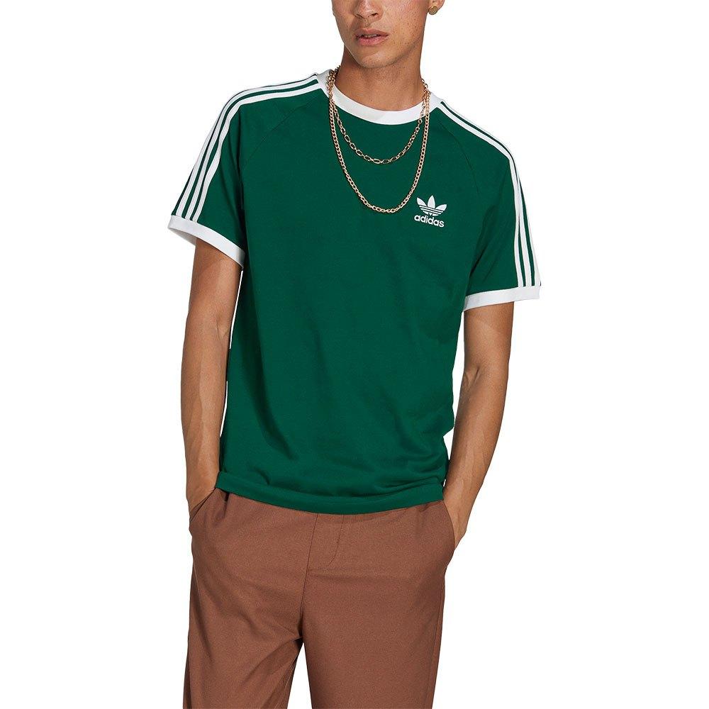 adidas Originals Adicolor Classics 3 Stripes Short Sleeve T-shirt in Green  for Men | Lyst
