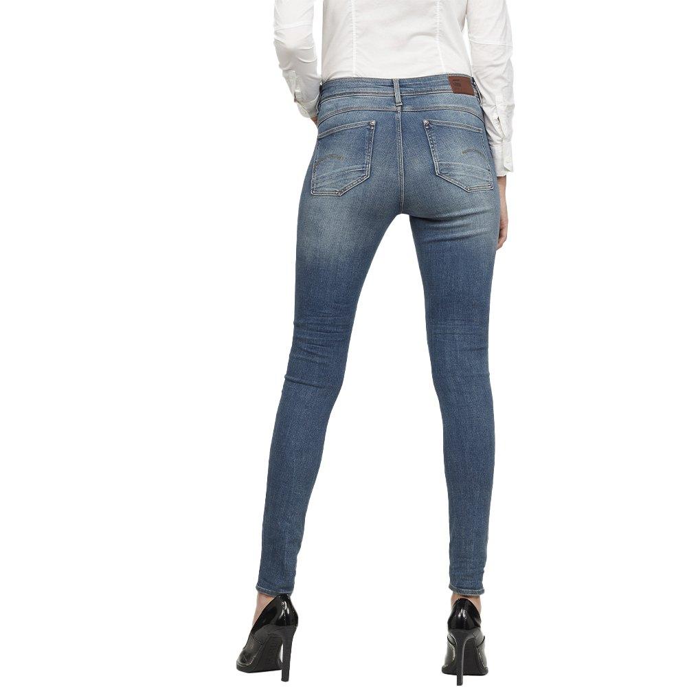 G-Star RAW Lhana High Super Skinny Jeans in Blue | Lyst
