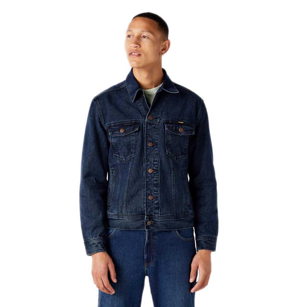 Wrangler Authentic Denim Jacket in Blue 