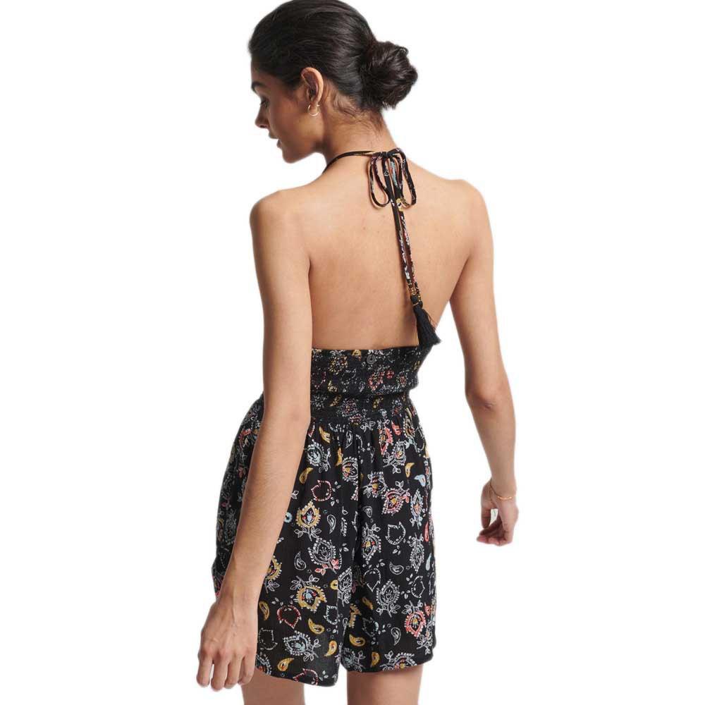 Superdry Vintage Smocked Romper in 