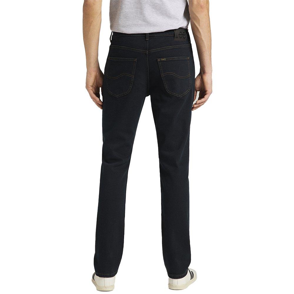 Lee Jeans Brooklyn Straight Jeans in Black for Men | Lyst