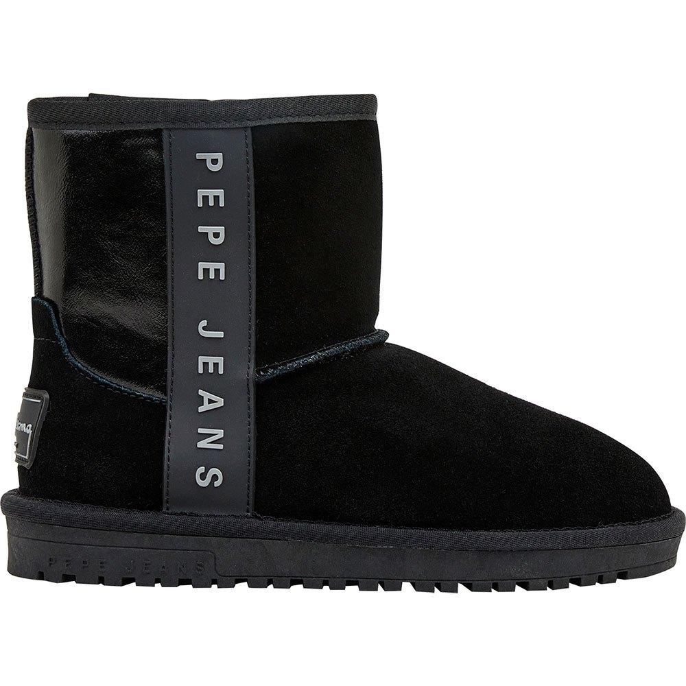 Pepe Jeans Diss Bass Boots in Black | Lyst