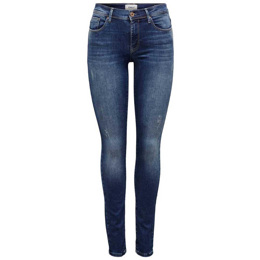 ONLY Shape Life Regular Skinny Jeans in Blue | Lyst