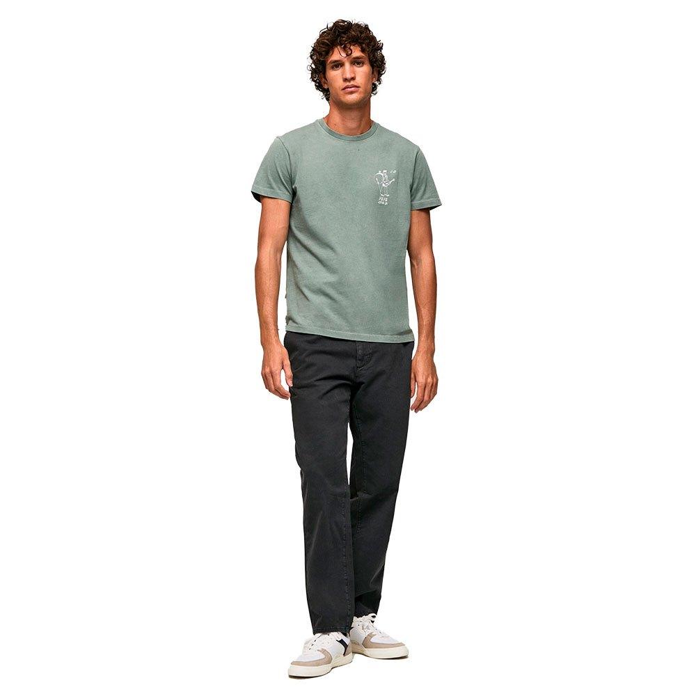 Pepe Jeans Alford Short Sleeve T-shirt in Gray for Men | Lyst