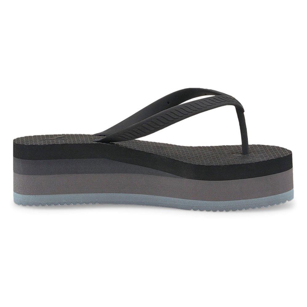 comfy black flip flops
