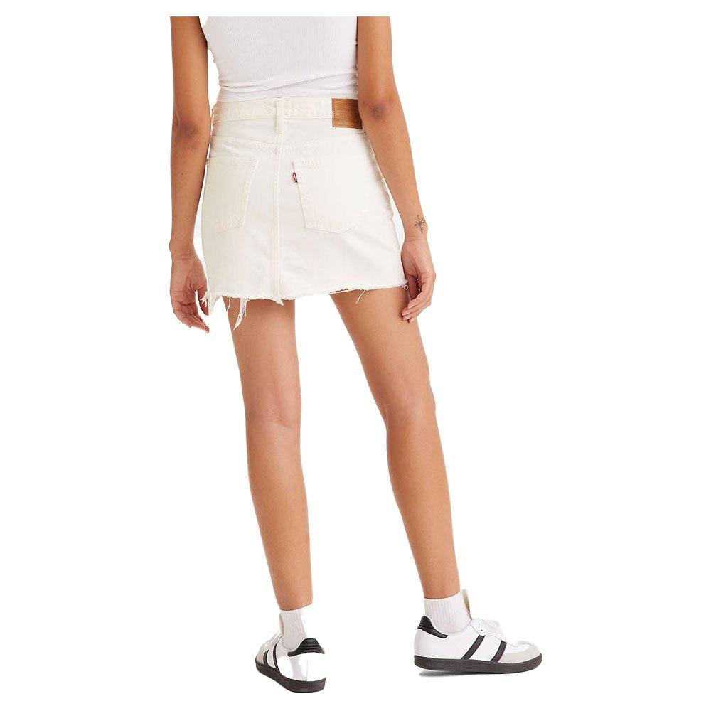 Kollisionskursus brugervejledning Blank Levi's Icon Skirt in White | Lyst