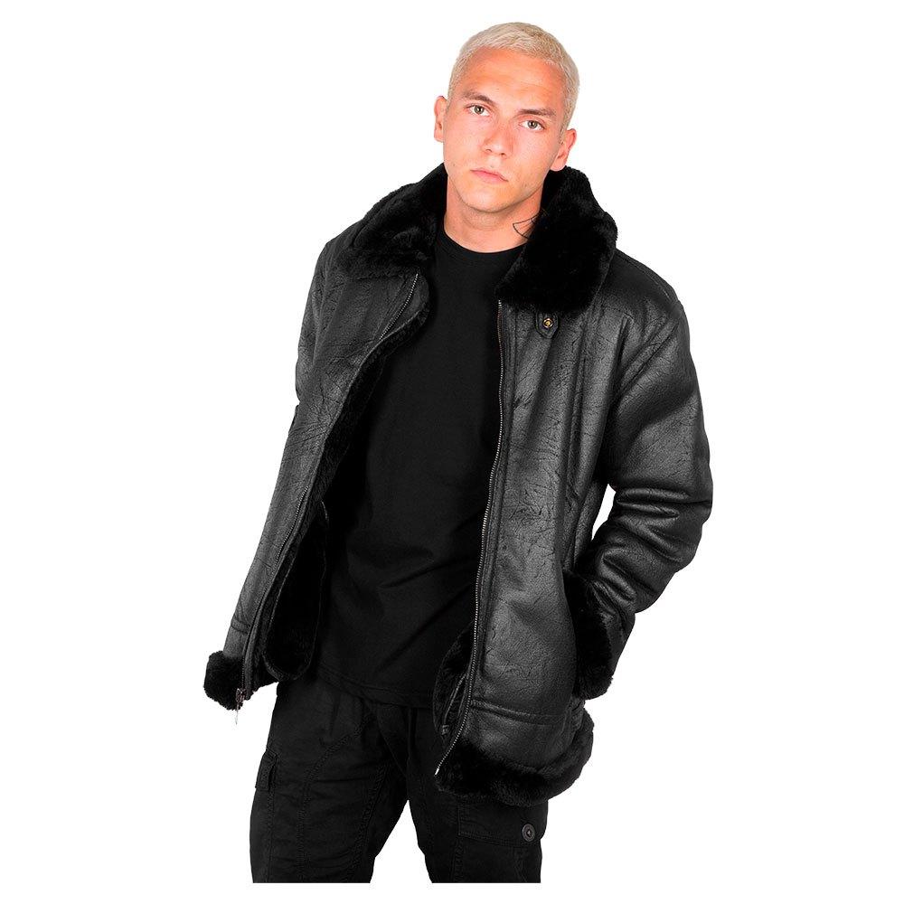 Alpha Industries Apha Industries B3 F Jacket Back An in Black for Men | Lyst