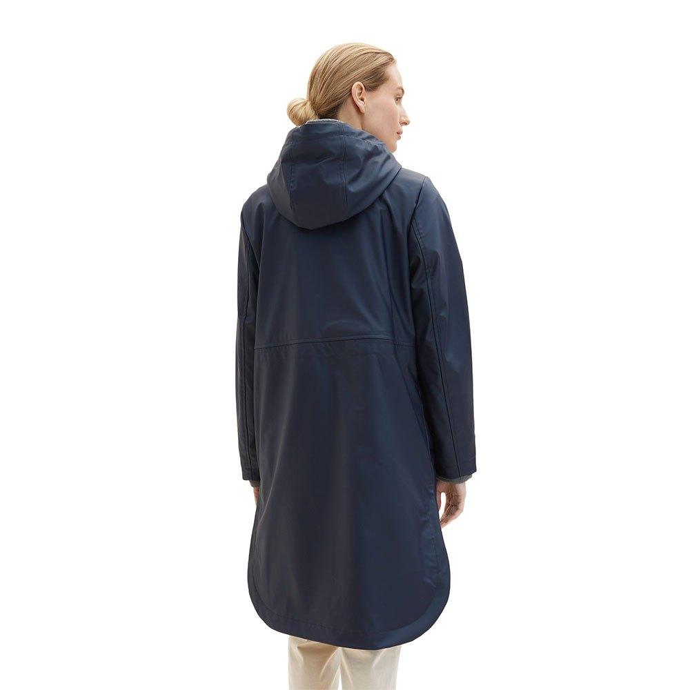 Tom Tailor To Taior Raincoat Jacket Bue Woan in Blue | Lyst