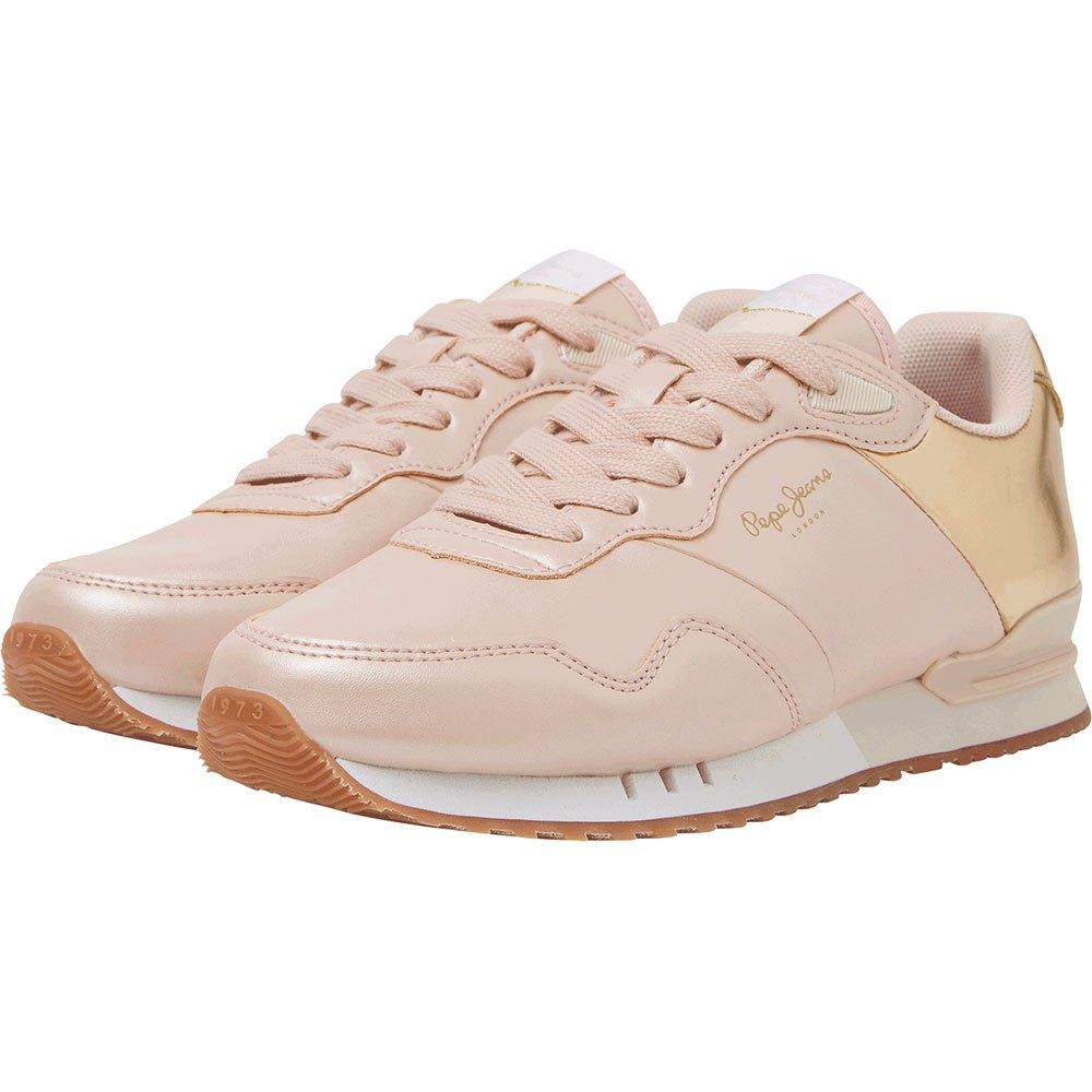 Pepe Jeans London Part Low Trainers Eu 36 Woman in Pink | Lyst