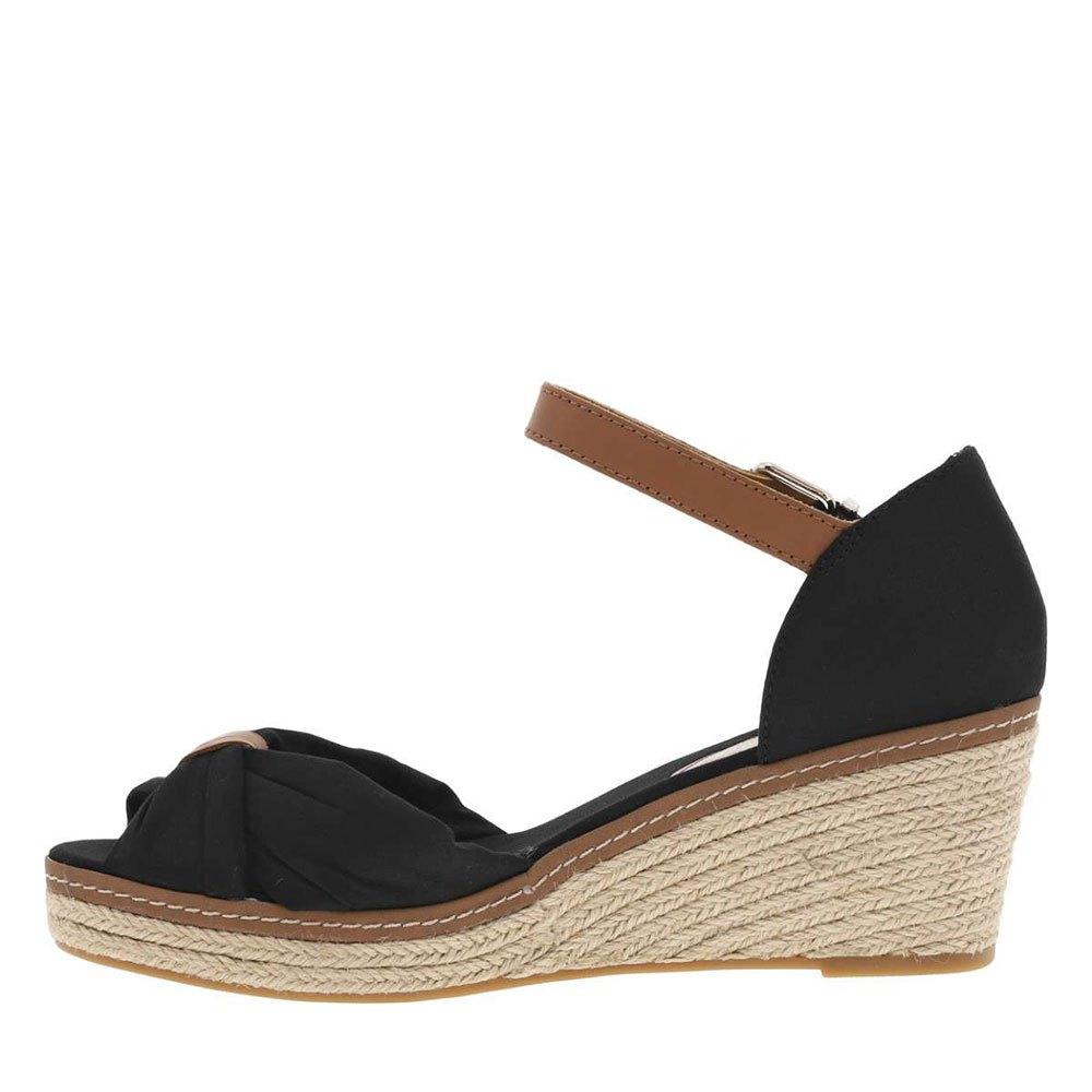 Tommy Hilfiger Iconic Elba Sandals in Black | Lyst