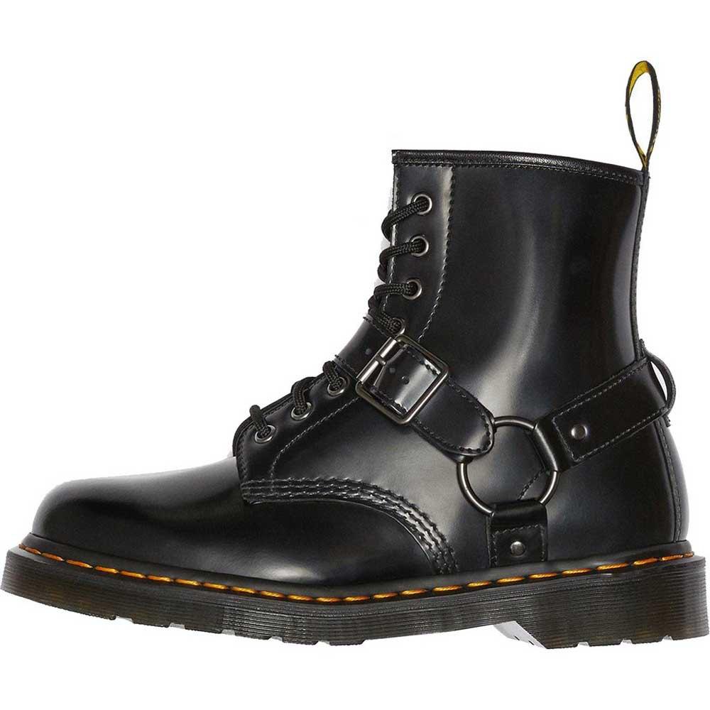 Dr. Martens Black 1460 Harness Lace-up Boots for Men | Lyst