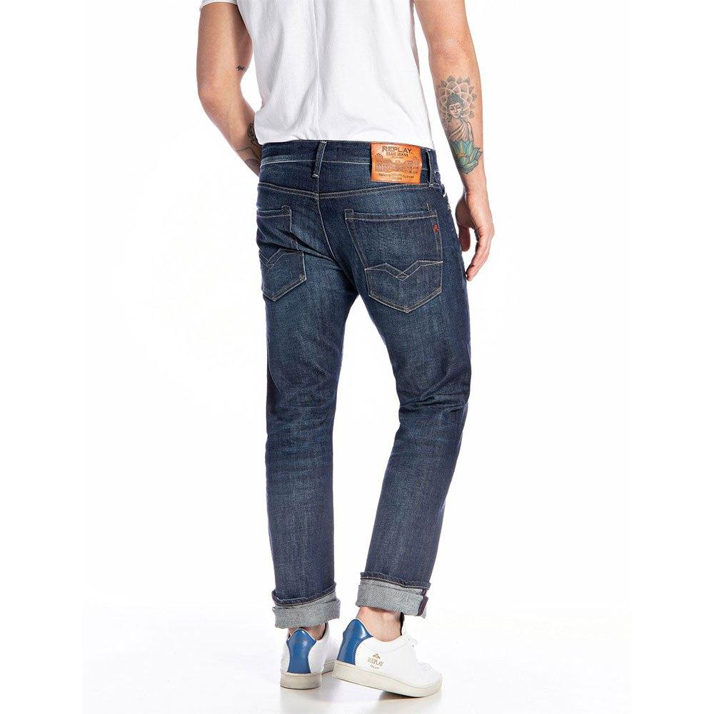 Replay Waitom Regular Fit Jeans in Blue for Men | Lyst