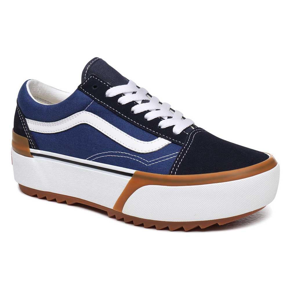 Vans Old Stacked in Blue | Lyst