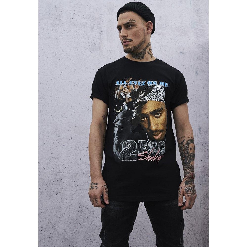 Mister Tee Ister Tee T-shirt Tupac Retro in Gray for Men | Lyst