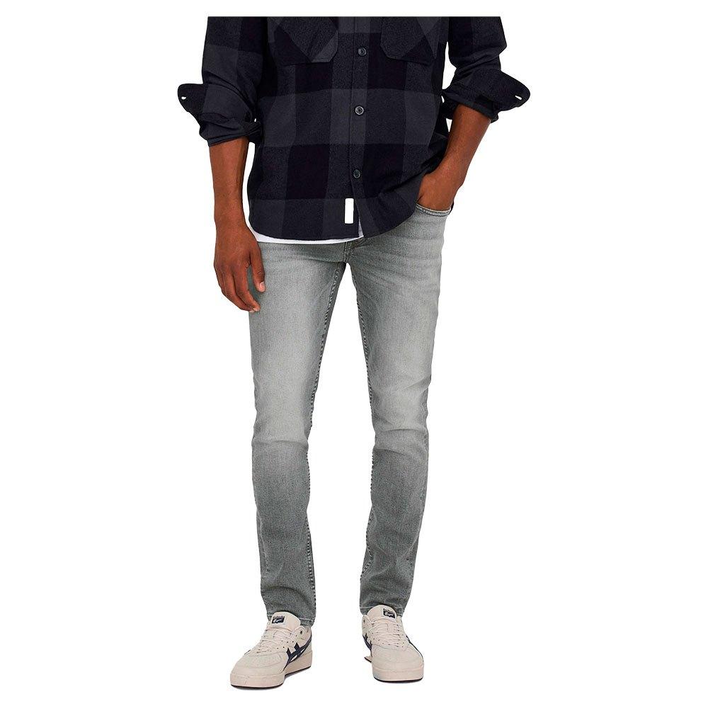 Only & Sons Loom Slim Fit Jeans in Blue Men | Lyst
