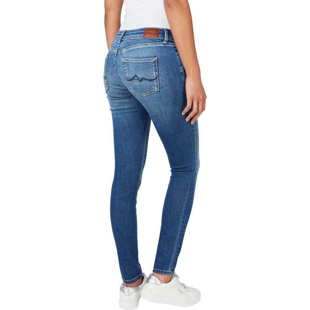 Pepe Jeans Pixie Low Waist Jeans in Blue | Lyst