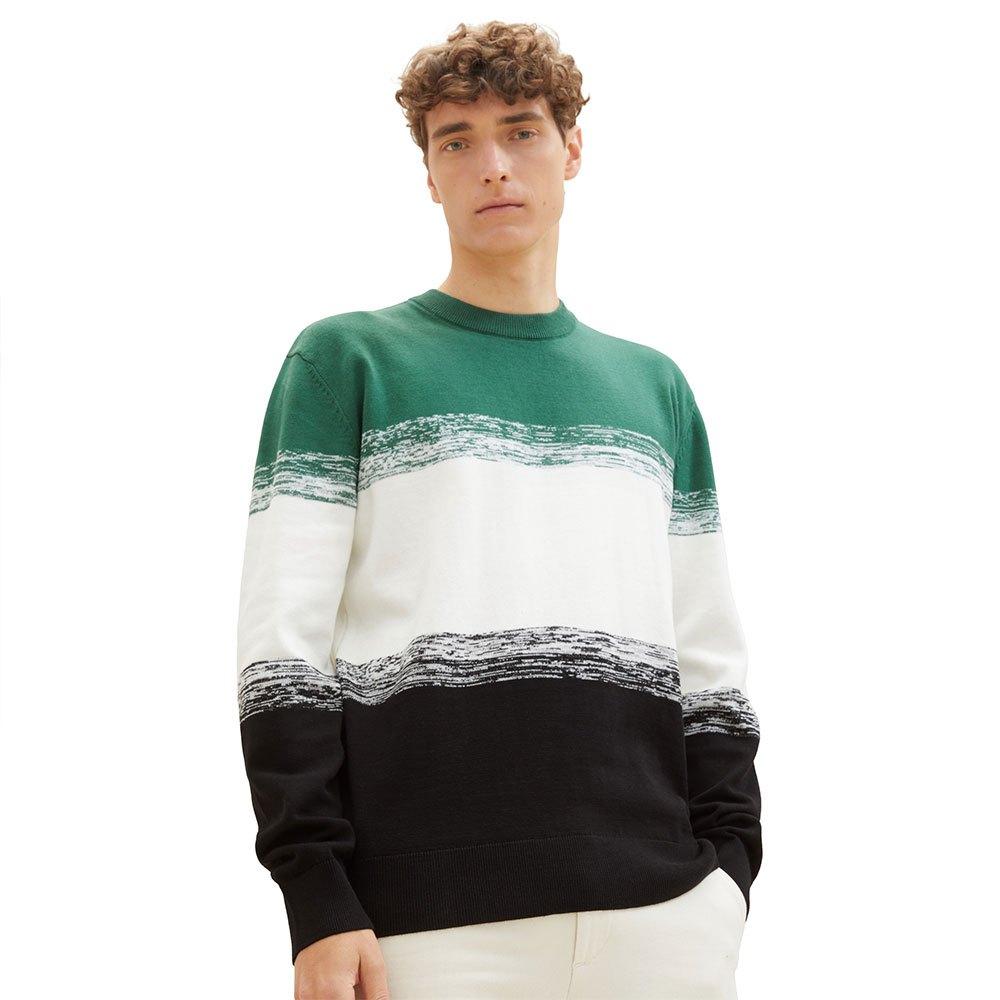 Tom Tailor To Taior 1038275 Gradient Stripe Knit Sweater in Green for Men |  Lyst