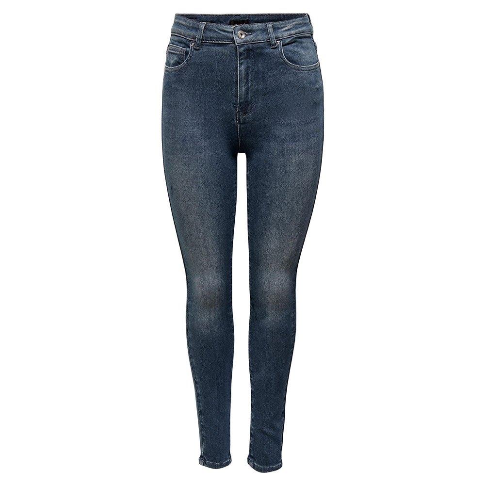 ONLY Mila Skinny Fit Bj407 High Waist Jeans in Blue | Lyst