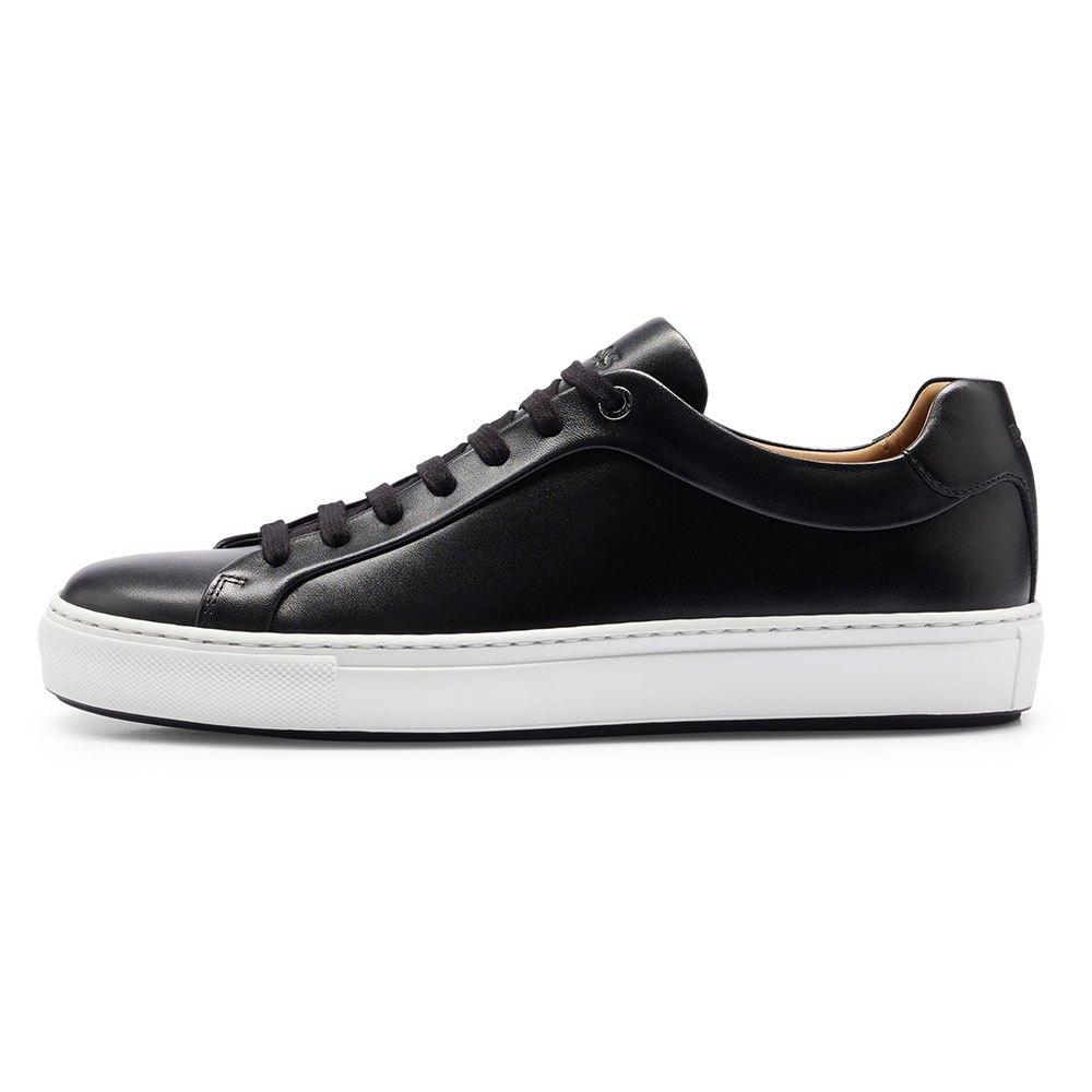BOSS by HUGO BOSS Mirage Tennis-style Leather Trainers With Tonal Branding  in Black for Men | Lyst