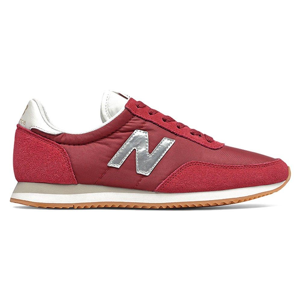 New Balance Leather U720 V1 Trainers in Red | Lyst