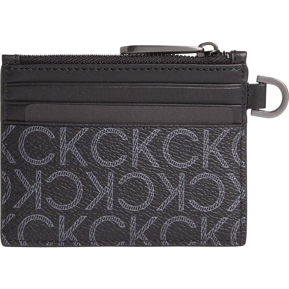Calvin Klein Subtle Mono 6cc Wallet in Black for Men | Lyst