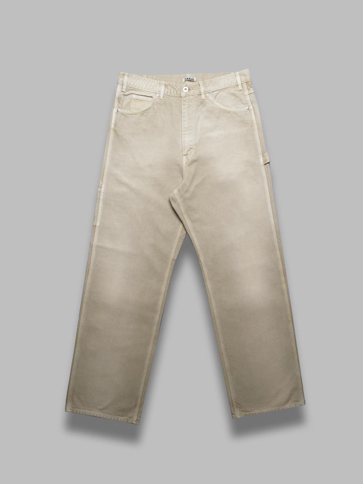 AURALEE Organic Cotton Duck Pants in White for Men | Lyst
