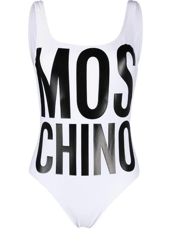 Maillot De Bain 1 Pièce Moschino Taille 4/XL - Blanc - Neuf Avec étiquette