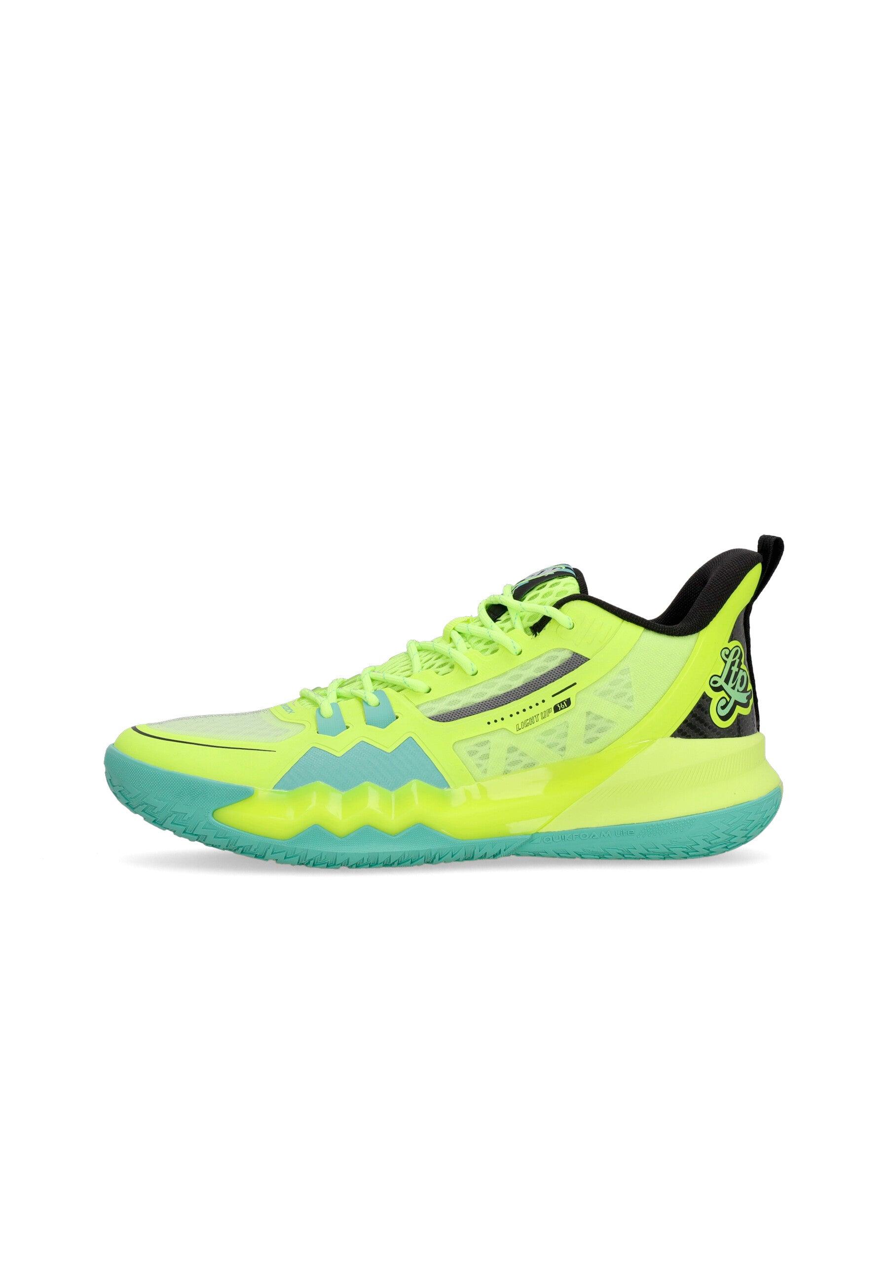 361 Degrees Mens Size-13 Light Up Basketball Shoes Neon Yellow Black‎ Sneakers ZEN 8  main image 3