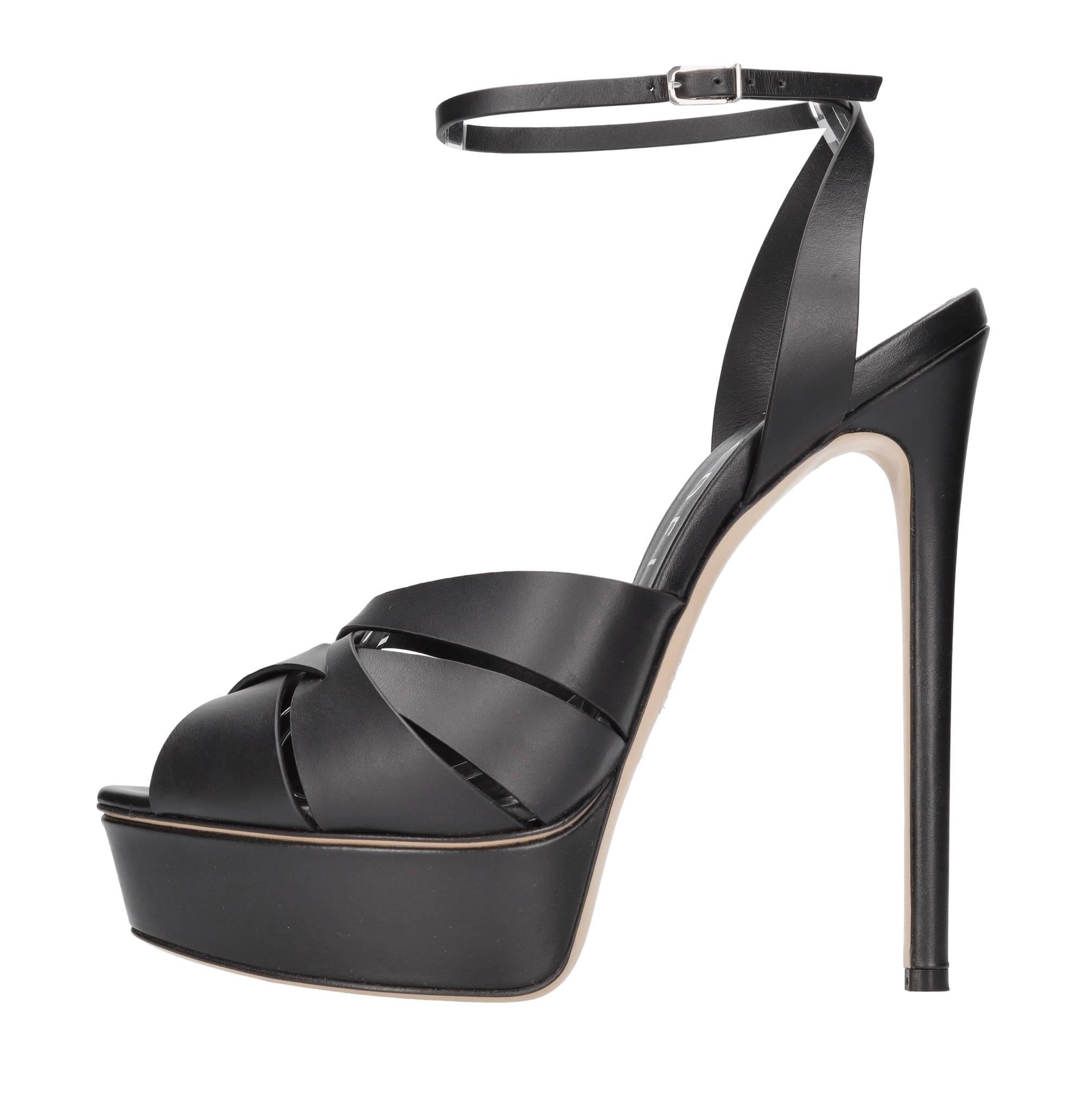 Casadei Sandals in Black | Lyst