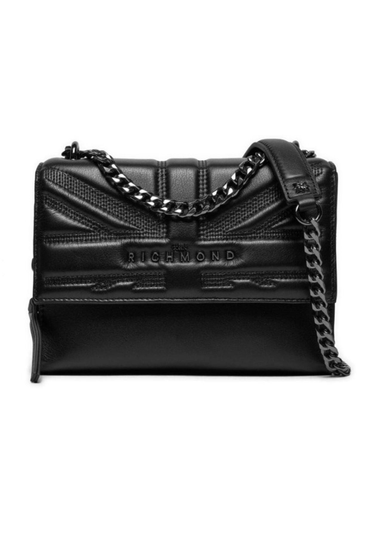 ショルダーバッグ・ポシェット JOHN RICHMOND Women Shoulder Bags RWA24062BOBLACKGOLD Black John Richmond Shoulder Bag - RWA24062BO BLACK/GOLD