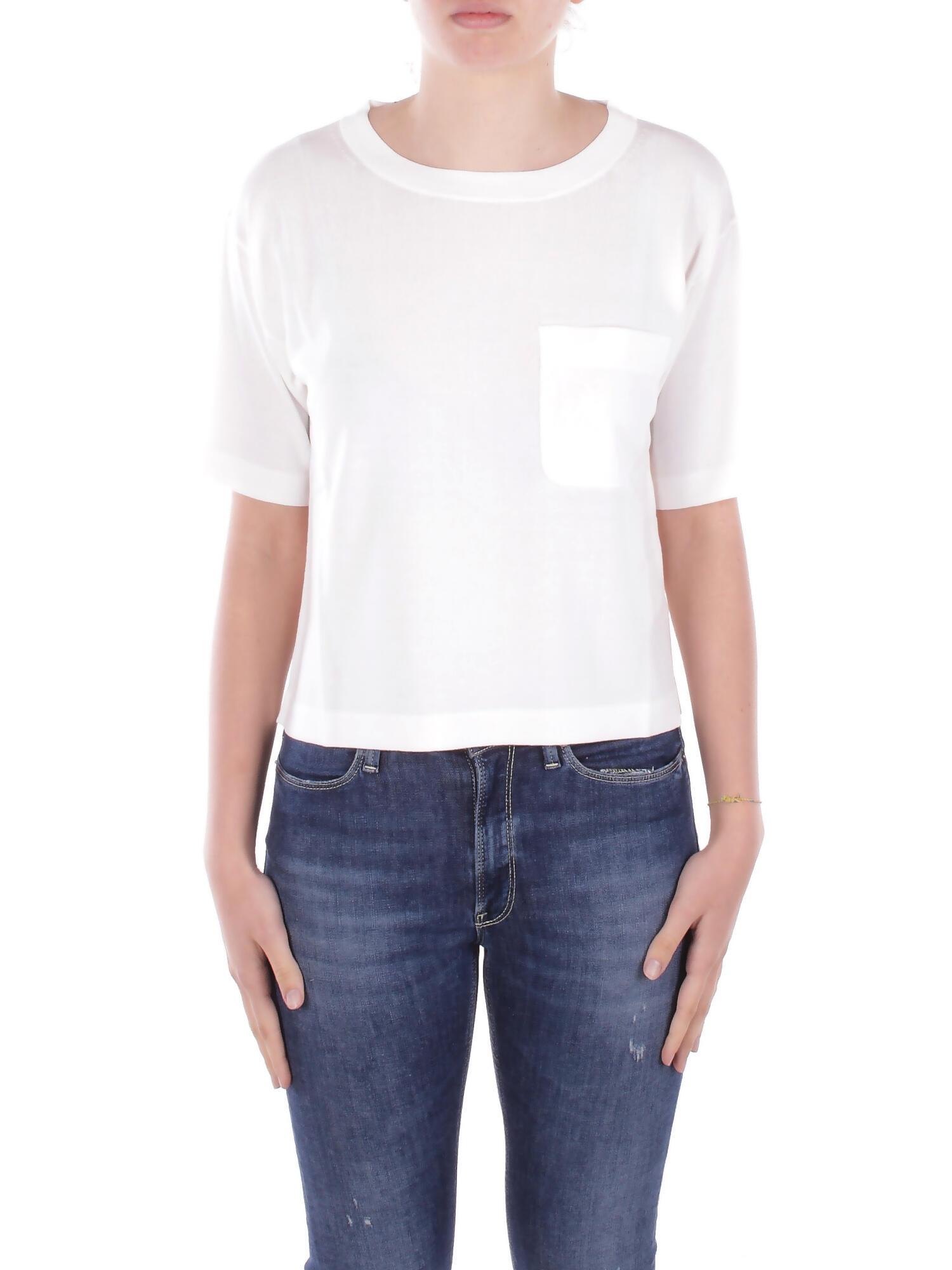 【Max Mara】T-Shirts And Polos White Max Mara T-shirts And Polos In Optical White | ModeSens