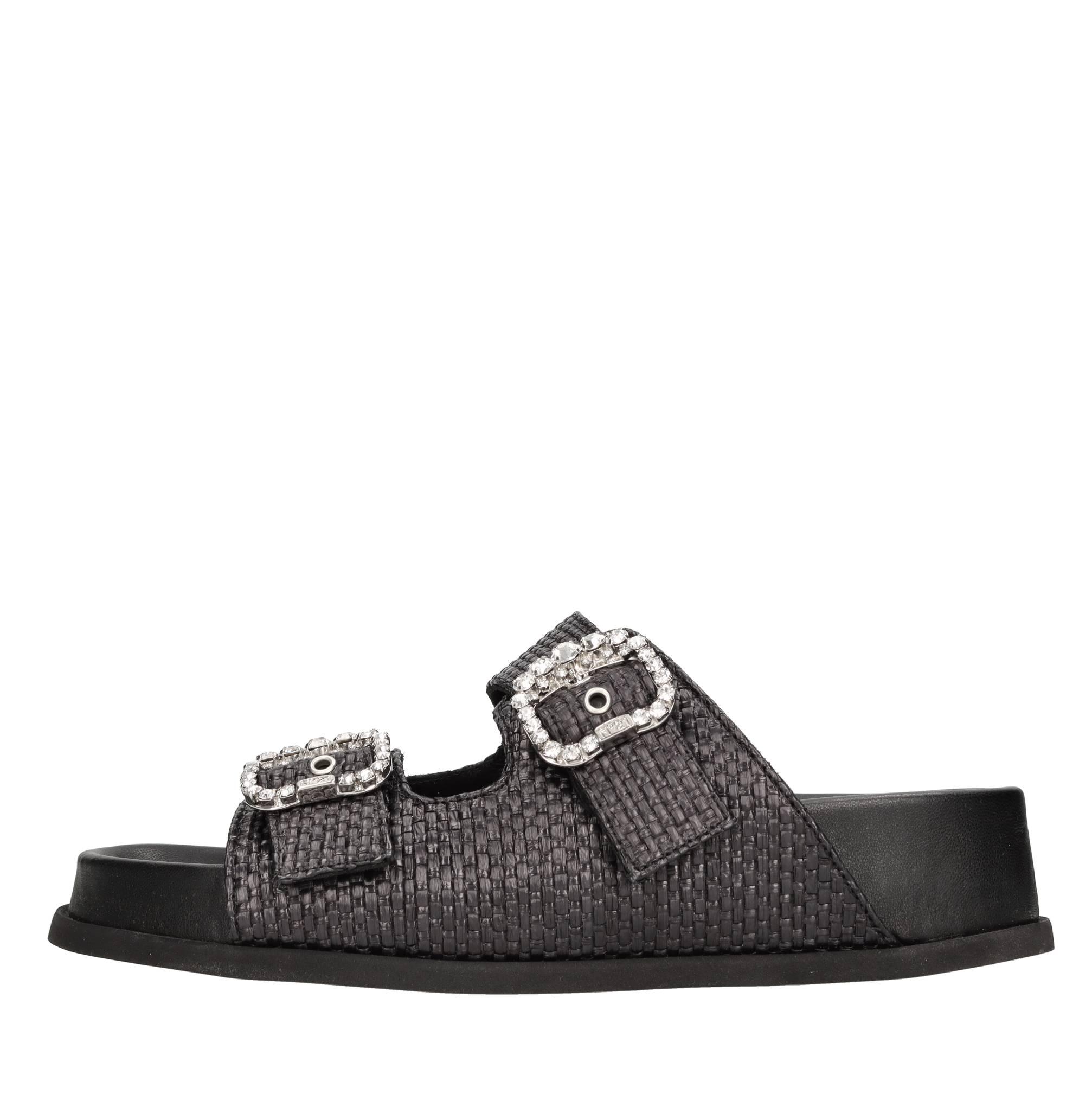 N°21 Women Sandals 21ESP01660166 N001 BLACK N°21 Flat sandals for Women | Online Sale up to 83% off | Lyst